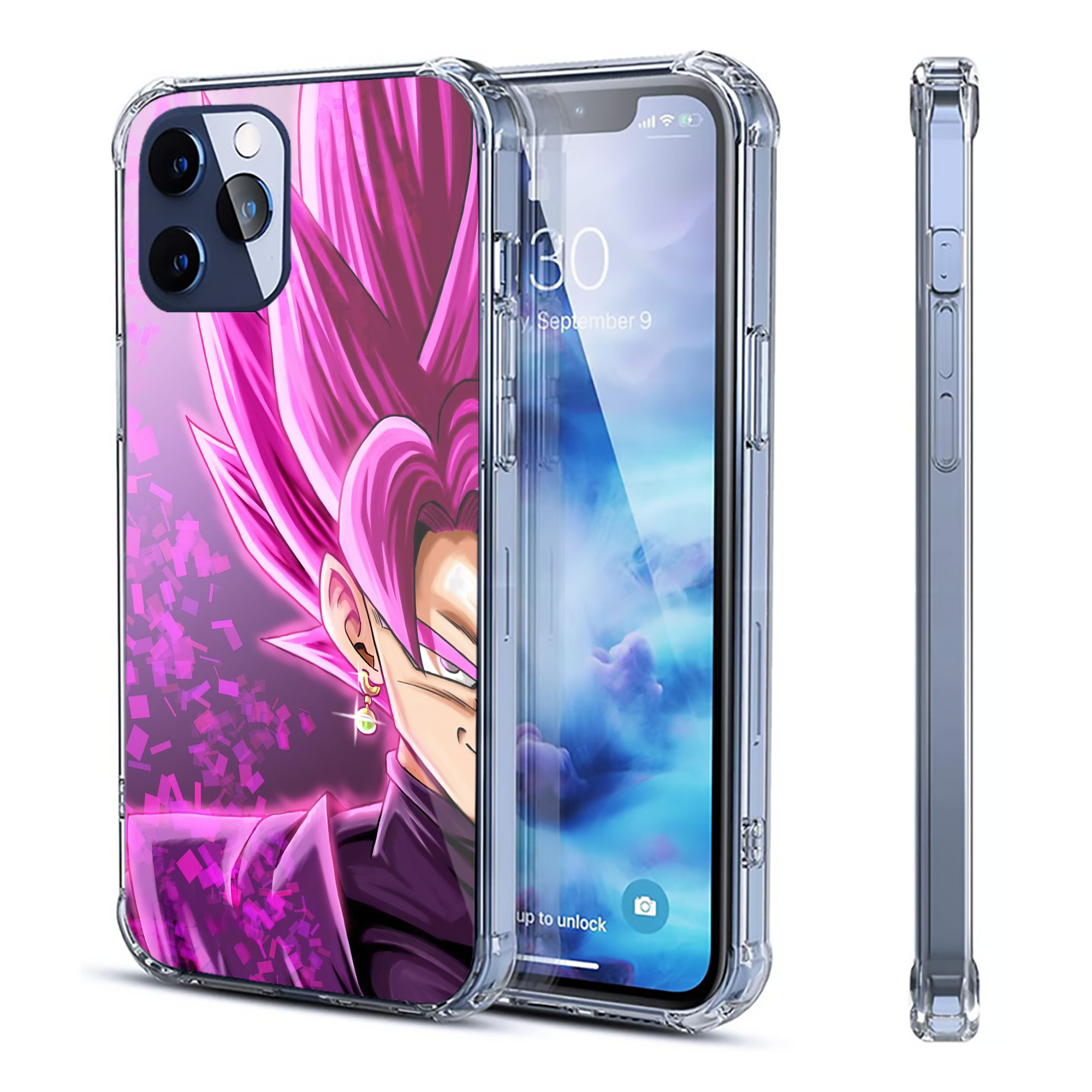 （画像用） ドラゴンボール DRAGON BALL 【iPhone 12シリーズ対応】透明スマホケース（クリアソフトケース）